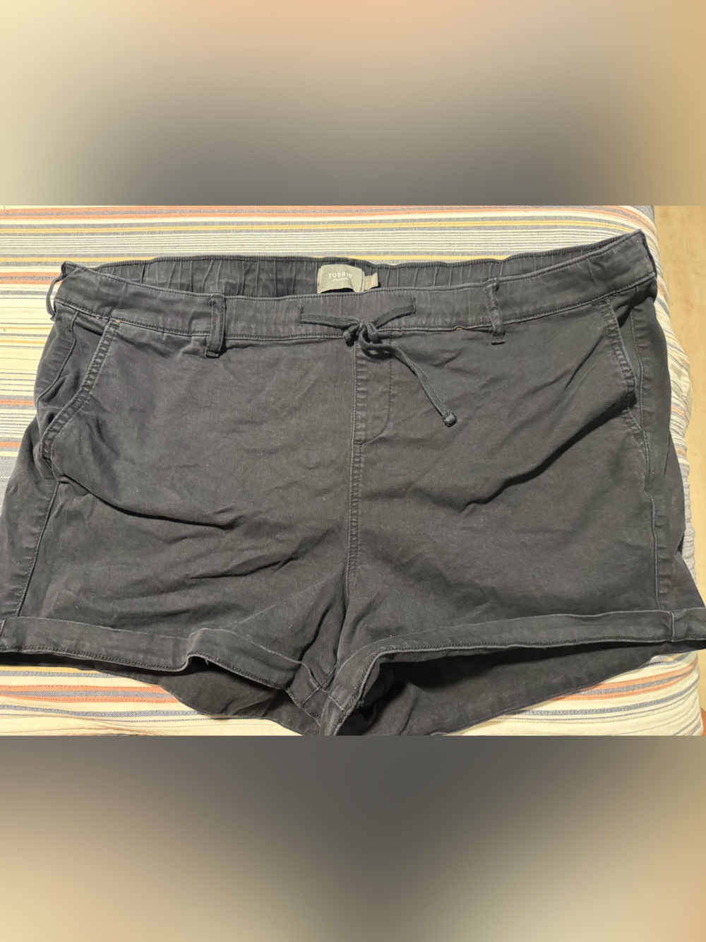 Torrid Black Athletic Drawstring Women’s Shorts